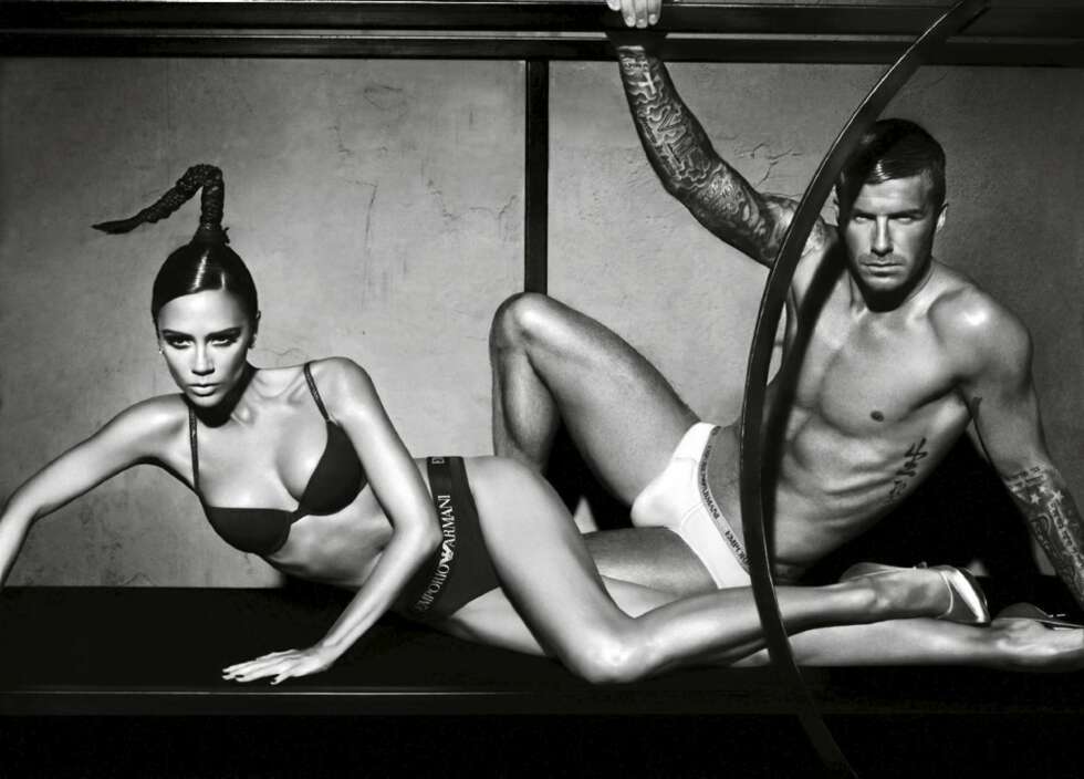HETT: Victoria og David Beckham i undertøyet for Emporio Armani. HETT: Victoria og David Beckham i undertøyet for Emporio Armani.