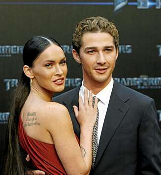 NY FLØRT?: Shia LaBoef spiller sammen med Megan Fox i Transformers-filmene, og det har vært mange rykter om en romanse. Etter Megans kroppsspråk å dømme er det absolutt god kjemi mellom de to. NY FLØRT?: Shia LaBoef spiller sammen med Megan Fox i Transformers-filmene, og det har vært mange rykter om en romanse. Etter Megans kroppsspråk å dømme er det absolutt god kjemi mellom de to.