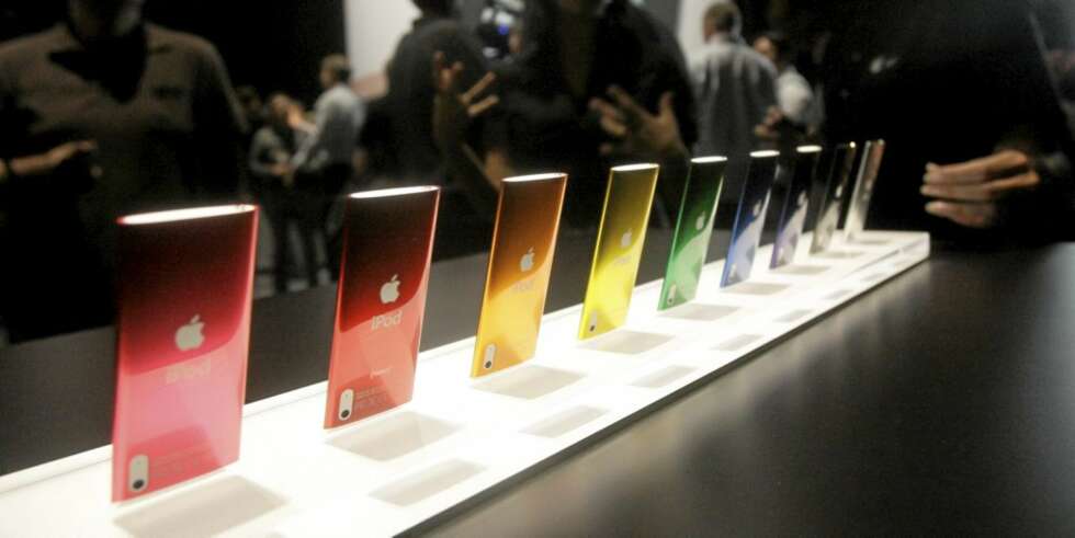 Ny ipod Nano med videokamera vises frem i San Franscico. Ny ipod Nano med videokamera vises frem i San Franscico.