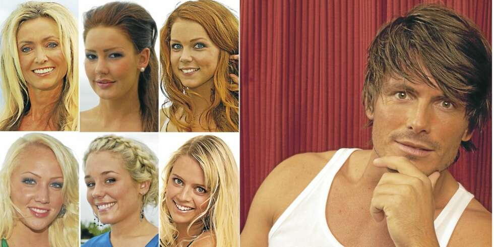 SEKS-SJOKK: Her er de seks jentene som ble forsmådd av Jørgen Festevoll (t.h.), men fant seg nye menn rett etter ungkarsjakten på TVNorge: (Ø.f.v.) Heidi Lystad, Ida Sofie Maugsten, Lene Gundersen, Linn-Eva Sørlie, Pia Håkegård og Linn Holth. SEKS-SJOKK: Her er de seks jentene som ble forsmådd av Jørgen Festevoll (t.h.), men fant seg nye menn rett etter ungkarsjakten på TVNorge: (Ø.f.v.) Heidi Lystad, Ida Sofie Maugsten, Lene Gundersen, Linn-Eva Sørlie, Pia Håkegård og Linn Holth.