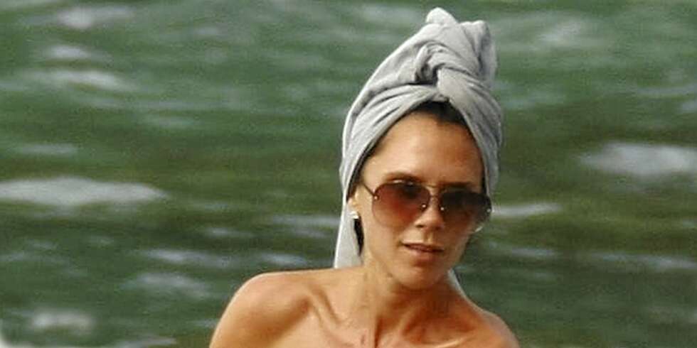 Victoria Beckham er lei av å se ut som en gulrot. Victoria Beckham er lei av å se ut som en gulrot.