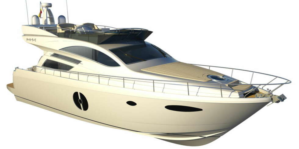 Rodman skilter med klassisk design i sin nye flybridge-krysser. Rodman skilter med klassisk design i sin nye flybridge-krysser.