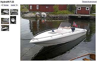 En velhold Hydrolift F-23 kan fortsatt gi mye kjøreglede. En velhold Hydrolift F-23 kan fortsatt gi mye kjøreglede.