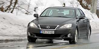 LEXUS IS250: Er blant de berørte bilene. LEXUS IS250: Er blant de berørte bilene.