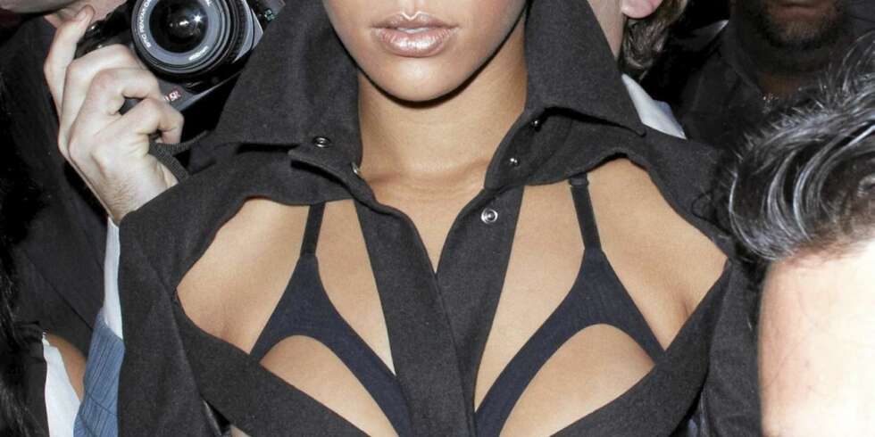 KINKY DIVA: R&B-esset Rihanna skapte furore under Gaultiers visning i helgen. KINKY DIVA: R&B-esset Rihanna skapte furore under Gaultiers visning i helgen.
