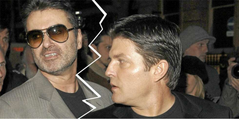 BRUDD: George Michael er blitt dumpet av Kenny Goss. BRUDD: George Michael er blitt dumpet av Kenny Goss.