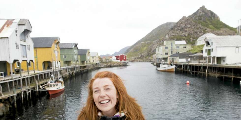 Camilla Stene er strålende fornøyd med å bo i Nyksund i Vesterålen. Camilla Stene er strålende fornøyd med å bo i Nyksund i Vesterålen.