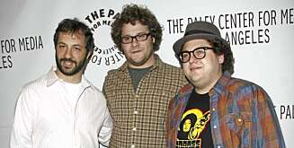 Judd Apatow med Seth Rogen og Jonah Hill. Judd Apatow med Seth Rogen og Jonah Hill.