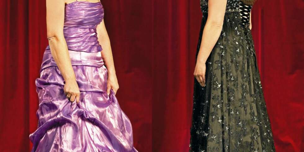 FARGERIK OG FESTFIN: Marianne Antonsen kler farger, og er klar for en rekke julekonserter i sine nye gallakjoler. FARGERIK OG FESTFIN: Marianne Antonsen kler farger, og er klar for en rekke julekonserter i sine nye gallakjoler.