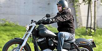 FULL FART: Prepple er en ekte Harley-fyr. FULL FART: Prepple er en ekte Harley-fyr.