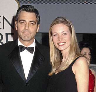 George Clooney og Celine Balitran i 1998. George Clooney og Celine Balitran i 1998.