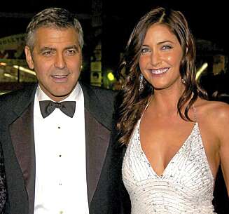 George Clooney og Lisa Snowden. George Clooney og Lisa Snowden.