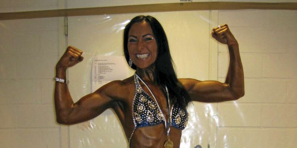 MUSKELDAMA: Renate Meland driver med bobyfitness - og er spent på tilbakemeldingene fra Vi Menns lesere. MUSKELDAMA: Renate Meland driver med bobyfitness - og er spent på tilbakemeldingene fra Vi Menns lesere.