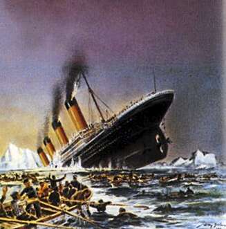 TITANIC SYNKER: Titanic gikk ned på jomfruturen. TITANIC SYNKER: Titanic gikk ned på jomfruturen.