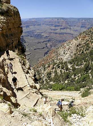 UTSIKT: Grand Canyon er storslått. UTSIKT: Grand Canyon er storslått.