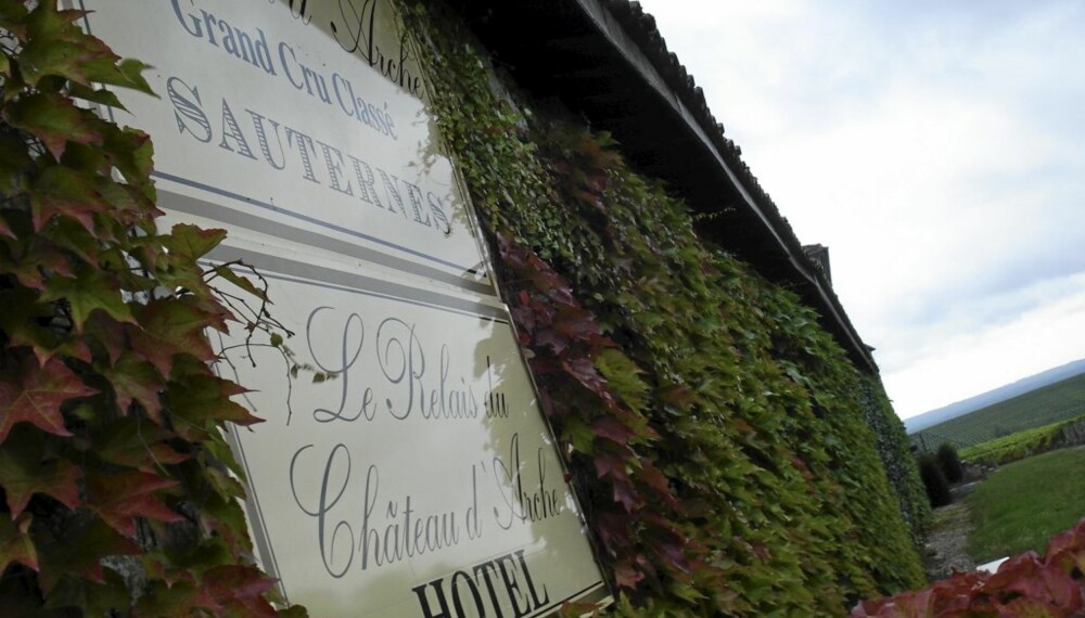 MANGE Å VELGE MELLOM: Mange av Frankrikes vinslott tilbyr overnatting og bespisning. Her Chateau d`Arche, kjent for sin gode søte Sauternes. MANGE Å VELGE MELLOM: Mange av Frankrikes vinslott tilbyr overnatting og bespisning. Her Chateau d`Arche, kjent for sin gode søte Sauternes.