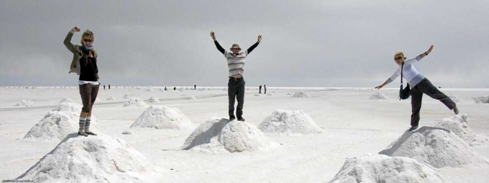 SALTSJØEN: Ved byen Uyuni i Bolivia ligger det fantastiske saltsjøen Salar de Uyuni. Foto: <a href="http://www.flickr.com/photos/govmilliken/">govmilliken</a> på Flicker.com. Noen <a href="http://creativecommons.org/licenses/by/2.0/deed.en_GB">rettigheter</a> reservert. SALTSJØEN: Ved byen Uyuni i Bolivia ligger det fantastiske saltsjøen Salar de Uyuni. Foto: <a href="http://www.flickr.com/photos/govmilliken/">govmilliken</a> på Flicker.com. Noen <a href="http://creativecommons.org/licenses/by/2.0/deed.en_GB">rettigheter</a> reservert.