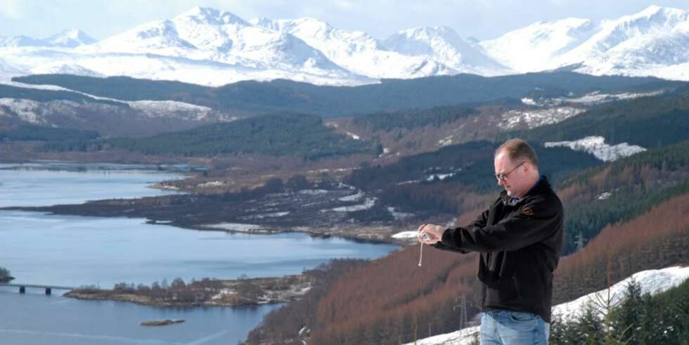 VAKKERT: Det skotske høylandet er vakkert, og whiskyen er god. Pål foreviger øyeblikket. VAKKERT: Det skotske høylandet er vakkert, og whiskyen er god. Pål foreviger øyeblikket.