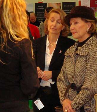 TILSTEDE: Dronning Sonja var til stede under åpningen av årets reiselivsmesse ¿Reiseliv 09¿. TILSTEDE: Dronning Sonja var til stede under åpningen av årets reiselivsmesse ¿Reiseliv 09¿.