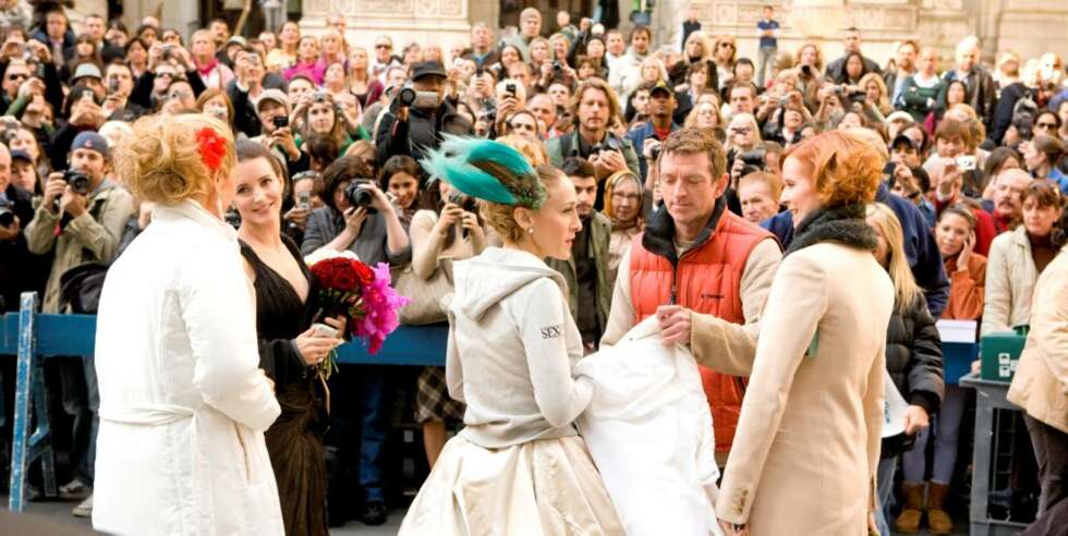 SEX AND THE CITY: De fjonge damene i filmversjonen av serien "Sex og singelliv" forteller om livet i New York. SEX AND THE CITY: De fjonge damene i filmversjonen av serien "Sex og singelliv" forteller om livet i New York.