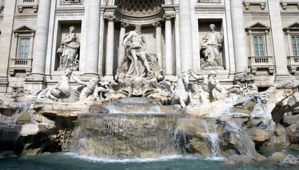 KLASSISK: Trevi-fontenen i Roma KLASSISK: Trevi-fontenen i Roma