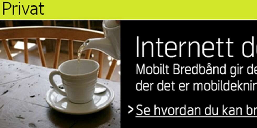 GJEMTE PRISER: Nettsiden der Telenor tilbyr mobilt bredbånd opplyser ikke om prisene utenlands. Men under "Tips og nyheter" råder Telenor kundene til heller å bruke trådløssoner når de er i utandet. GJEMTE PRISER: Nettsiden der Telenor tilbyr mobilt bredbånd opplyser ikke om prisene utenlands. Men under "Tips og nyheter" råder Telenor kundene til heller å bruke trådløssoner når de er i utandet.