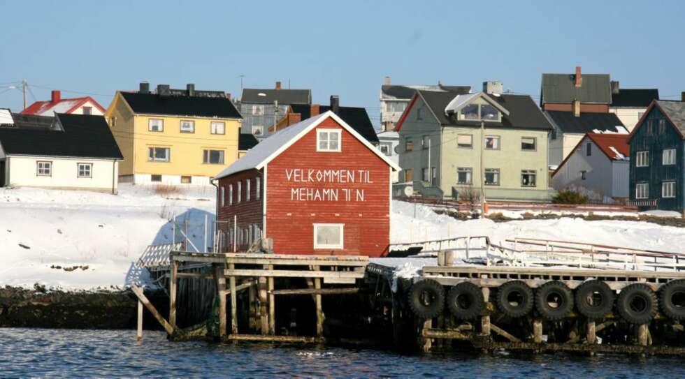 FISKEVÆR: Mehamn er et av stoppestedene til Hurtigruten. FISKEVÆR: Mehamn er et av stoppestedene til Hurtigruten.