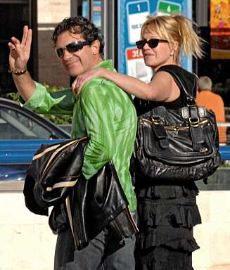 MARBELLA: Antonio Banderas og Melanie Griffith i Marbella. MARBELLA: Antonio Banderas og Melanie Griffith i Marbella.