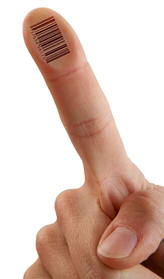 FINGERBETALING: I noen land kan du betale for varer med fingeravtrykk. FINGERBETALING: I noen land kan du betale for varer med fingeravtrykk.