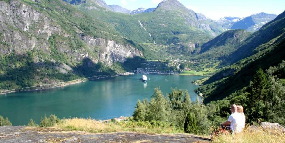 FANTASTISK UTSIKT: Turen fra Skageflå og tilbake til Geiranger byr på en helt fantastisk utsikt. FANTASTISK UTSIKT: Turen fra Skageflå og tilbake til Geiranger byr på en helt fantastisk utsikt.