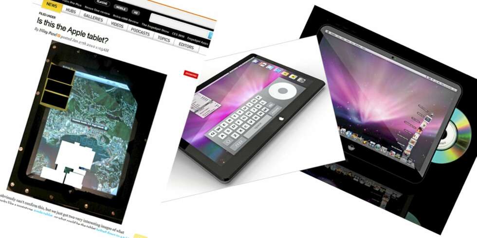 RYKTER: Er det slik Apple Tablet blir seende ut? Ryktene på nettet sier at det er en Aplet Tablet som skal lanseres i kveld. RYKTER: Er det slik Apple Tablet blir seende ut? Ryktene på nettet sier at det er en Aplet Tablet som skal lanseres i kveld.