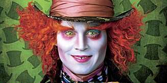 Johnny Depp som The Mad Hatter Johnny Depp som The Mad Hatter
