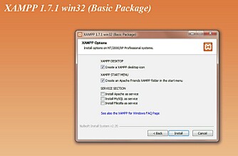 INSTALLASJONEN: Det er enkelt å installere XAMPP på PC-en din. Bare følg installasjonsveiviseren og trykk «Neste» til du er ferdig. INSTALLASJONEN: Det er enkelt å installere XAMPP på PC-en din. Bare følg installasjonsveiviseren og trykk «Neste» til du er ferdig.