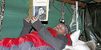 ENSOMT: Kristoffers forbilde er Helge Ingstad. ENSOMT: Kristoffers forbilde er Helge Ingstad.