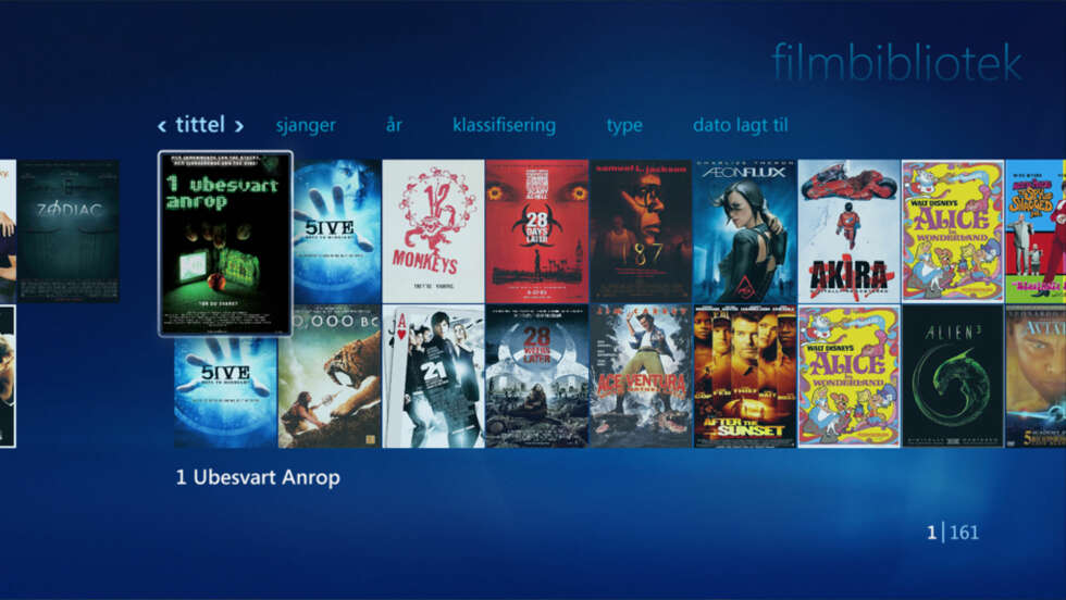 Filmbiblioteket er tilbake i Windows 7. Nå kan du kopiere filmsamlingen din over på harddisken slik at det bare tar et par trykk på fjernkontrollen å finne og starte kveldsunderholdningen. Filmbiblioteket er tilbake i Windows 7. Nå kan du kopiere filmsamlingen din over på harddisken slik at det bare tar et par trykk på fjernkontrollen å finne og starte kveldsunderholdningen.