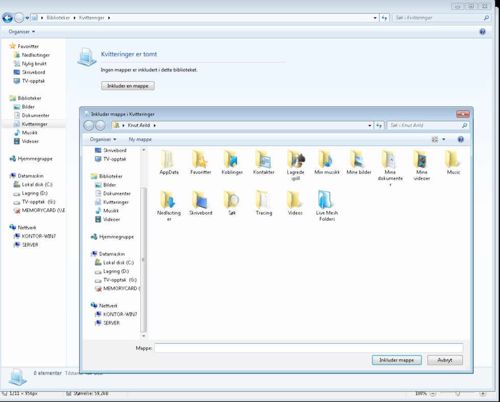 LAG DITT EGET: Det er svært enkelt å opprette nye biblioteker, i tillegg til de fire som er forhåndsdefinert i Windows 7. LAG DITT EGET: Det er svært enkelt å opprette nye biblioteker, i tillegg til de fire som er forhåndsdefinert i Windows 7.