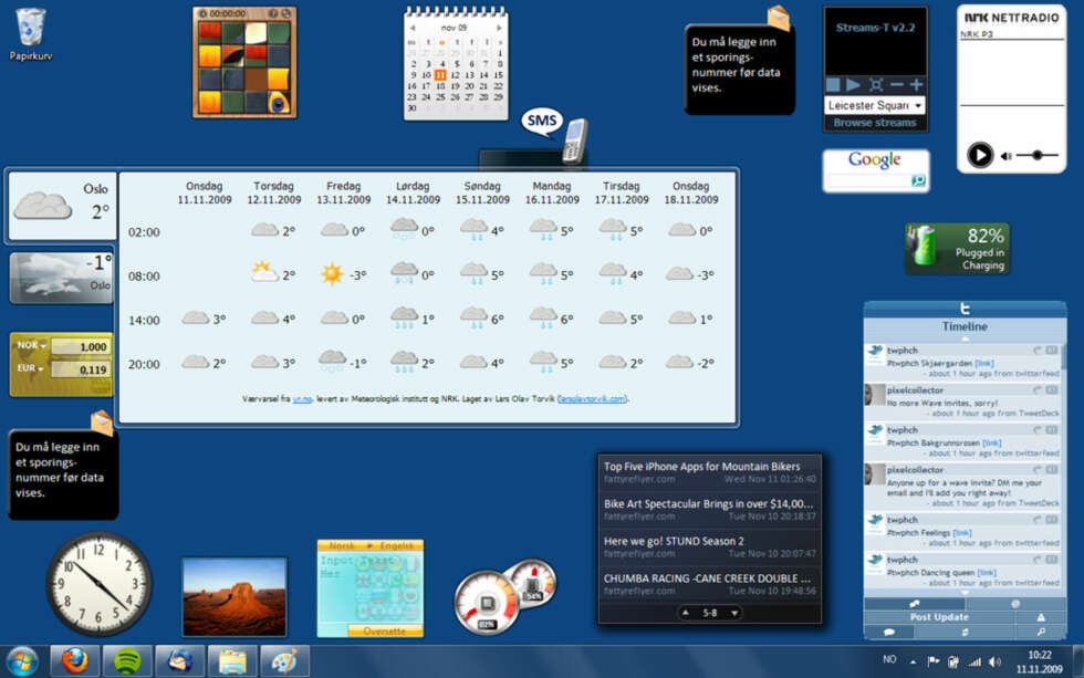 FOR MANGE: Vi har skrevet mye om at Windows 7 er raskt og responsivt, men en effektiv måte å spolere dette på er å teppebombe skrivebordet med miniprogrammer. Velg deg ut et knippe programmer og la resten være deaktivert. FOR MANGE: Vi har skrevet mye om at Windows 7 er raskt og responsivt, men en effektiv måte å spolere dette på er å teppebombe skrivebordet med miniprogrammer. Velg deg ut et knippe programmer og la resten være deaktivert.