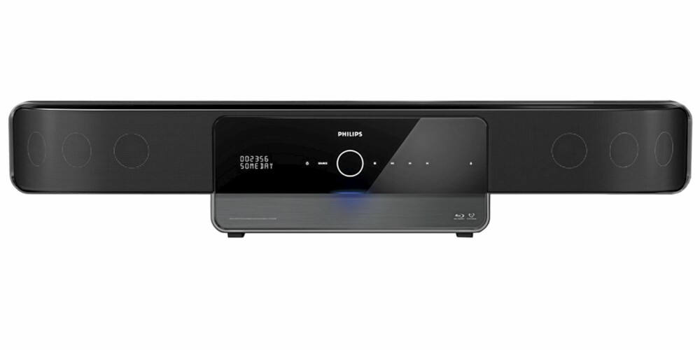 LYDPLANKE: Philips HTS8160B tar mål av seg til å levere surroundlyd fra denne lydplanken og en subwoofer. LYDPLANKE: Philips HTS8160B tar mål av seg til å levere surroundlyd fra denne lydplanken og en subwoofer.