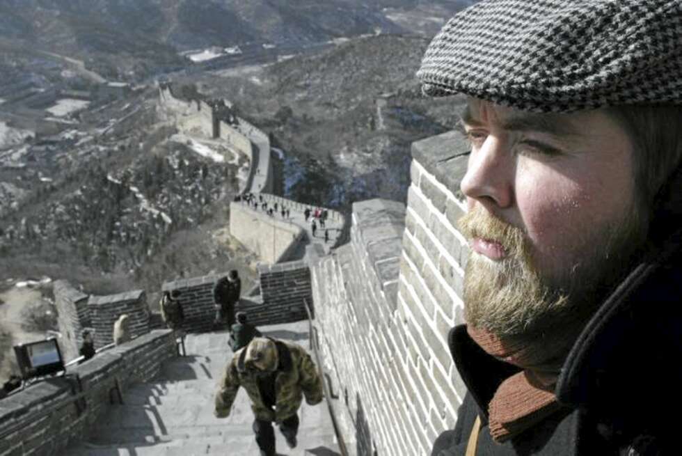 Reisemakker Torgrim på den kinesiske mur Reisemakker Torgrim på den kinesiske mur