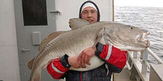 NÆR NORSK REKORD: 37,1 kilo er 400 gram fra den norske rekorden - som står for fall. NÆR NORSK REKORD: 37,1 kilo er 400 gram fra den norske rekorden - som står for fall.