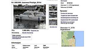 Bruktbåtsak
Finn.no Bruktbåtsak
Finn.no