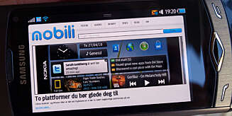 Samsung Wave har en uslåelig skjerm Samsung Wave har en uslåelig skjerm