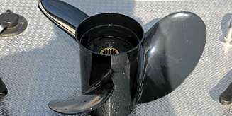 ALLSIDIG: Hustler leverer propeller til de aller fleste motorer. ALLSIDIG: Hustler leverer propeller til de aller fleste motorer.