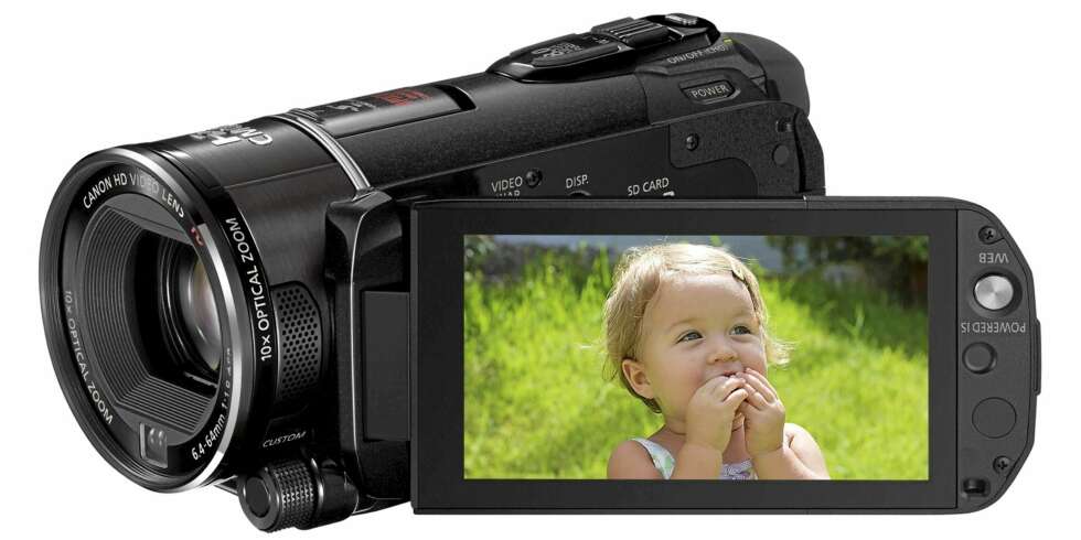 Canon Legria HF-S21har en touchskjerm på 3,5 tommer. Canon Legria HF-S21har en touchskjerm på 3,5 tommer.