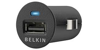MINILADER: Denne miniladeren fra Belkin gir deg USB-lading til de fleste nyere utgaver av iPod og iPhone. MINILADER: Denne miniladeren fra Belkin gir deg USB-lading til de fleste nyere utgaver av iPod og iPhone.