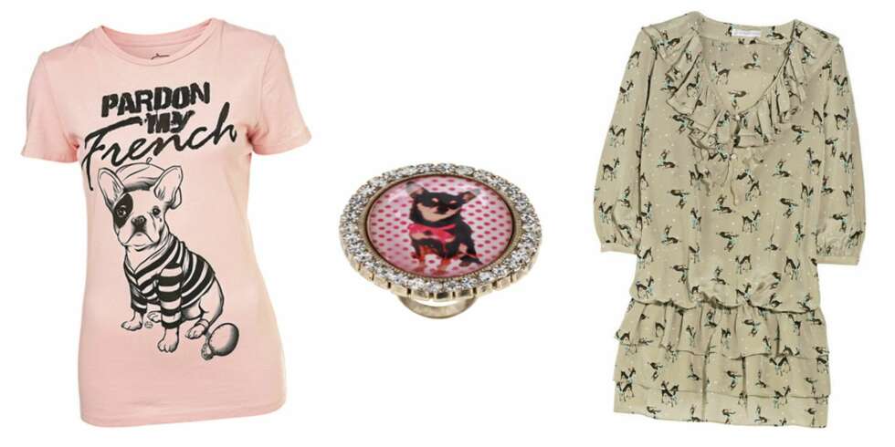 FRA VENSTRE: T-skjorte fra Topshop (kr 195), ring fra Asos (kr 78), tunika fra Paul & Joe (kr 1995). FRA VENSTRE: T-skjorte fra Topshop (kr 195), ring fra Asos (kr 78), tunika fra Paul & Joe (kr 1995).