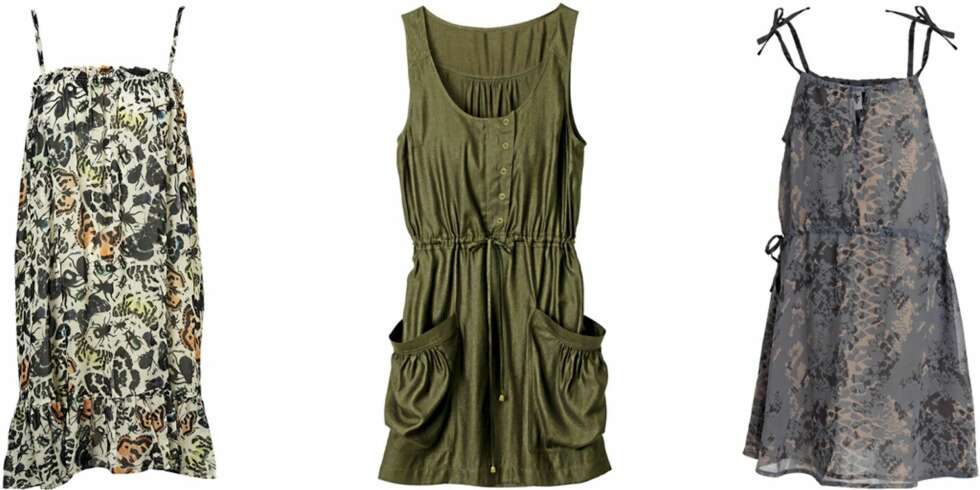 FRA VENSTRE: Topshop (kr 480), H&M (kr 199), Vero Moda (kr 220). FRA VENSTRE: Topshop (kr 480), H&M (kr 199), Vero Moda (kr 220).