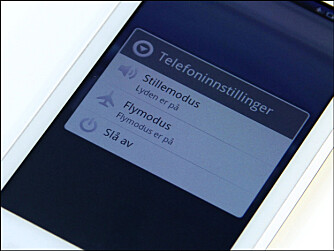 FLYMODUS: Flymodus kan med fordel brukes i områder der det likevel ikke er dekning. FLYMODUS: Flymodus kan med fordel brukes i områder der det likevel ikke er dekning.