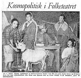 Chul Ho levde til tider fra hånd til munn etter at han kom til Norge, og tok de jobbene han kunne få. Slik endte han opp som "japansk gutt med geit" i en oppsetning på Folketeatret. Chul Ho levde til tider fra hånd til munn etter at han kom til Norge, og tok de jobbene han kunne få. Slik endte han opp som "japansk gutt med geit" i en oppsetning på Folketeatret.