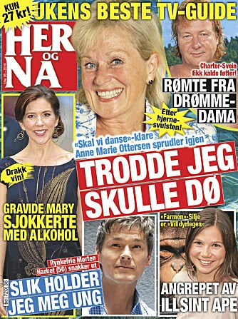 FORSIDEN: Forsiden på Her og Nå-nummeret der intervjuet med Anne Marie Ottersen står på trykk. FORSIDEN: Forsiden på Her og Nå-nummeret der intervjuet med Anne Marie Ottersen står på trykk.
